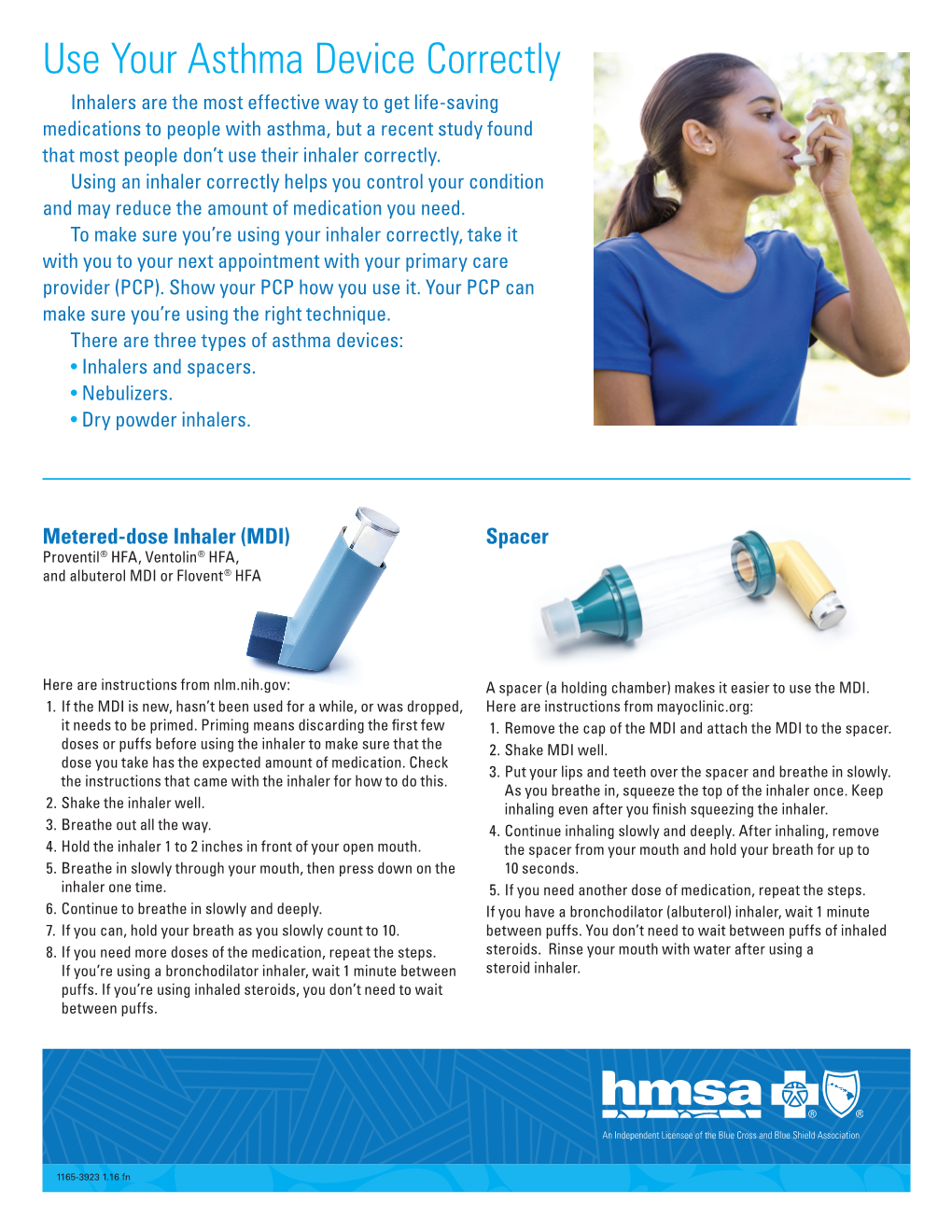 Use Your Asthma Device Correctly