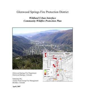 Wildland Urban Interface Community Wildfire Protection Plan
