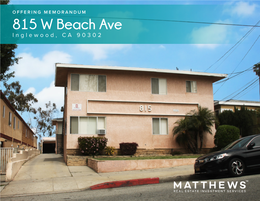 815 W Beach Ave, Inglewood CA 90302