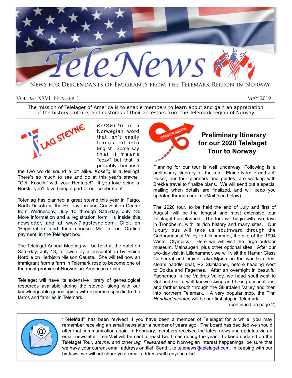 Telenews May 2019