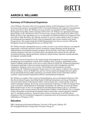 Aaron S. Williams