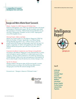 Anintelligence Report