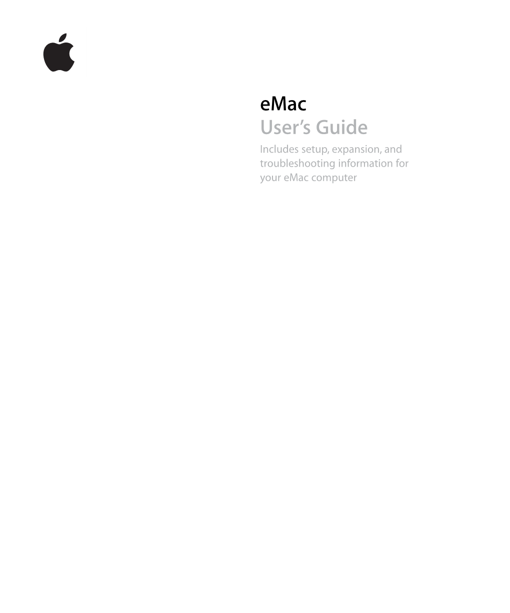 Emac User's Guide (Early 2004)
