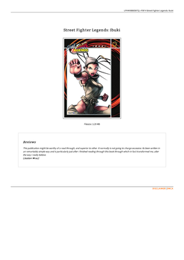 Download Ebook \ Street Fighter Legends: Ibuki # 5YETALUX9WCR