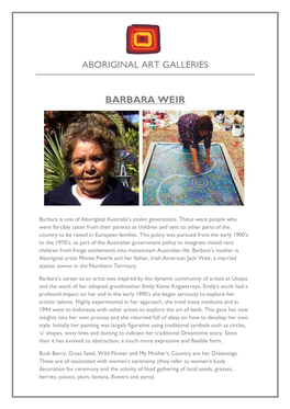 Aboriginal Art Galleries