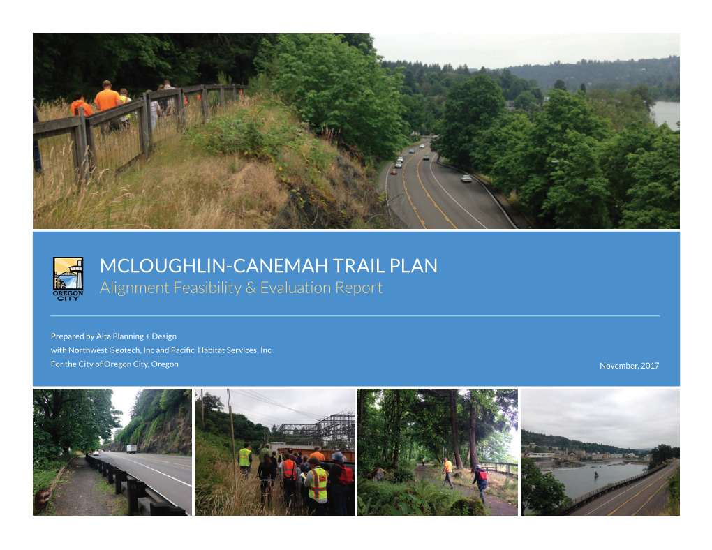Mcloughlin Canemah Trail Alignment Feasibility And