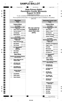 Sample Ballot