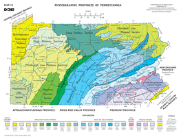 Physiographic Provinces of Pennsylvania