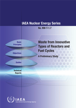Waste from Innovative Types of Reactors and Fuel Cycles No