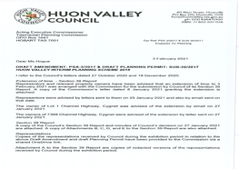 Huon Valley Council Section 39 Report on Representations Received 3