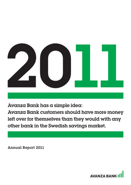 Avanza Bank Has a Simple Idea