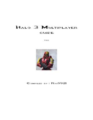 Halo 3 Multiplayer Guide