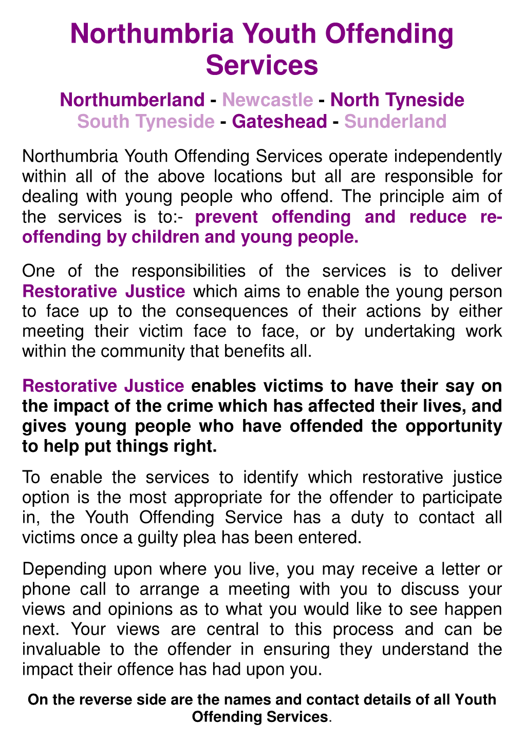 Northumbria Youth Offending Services