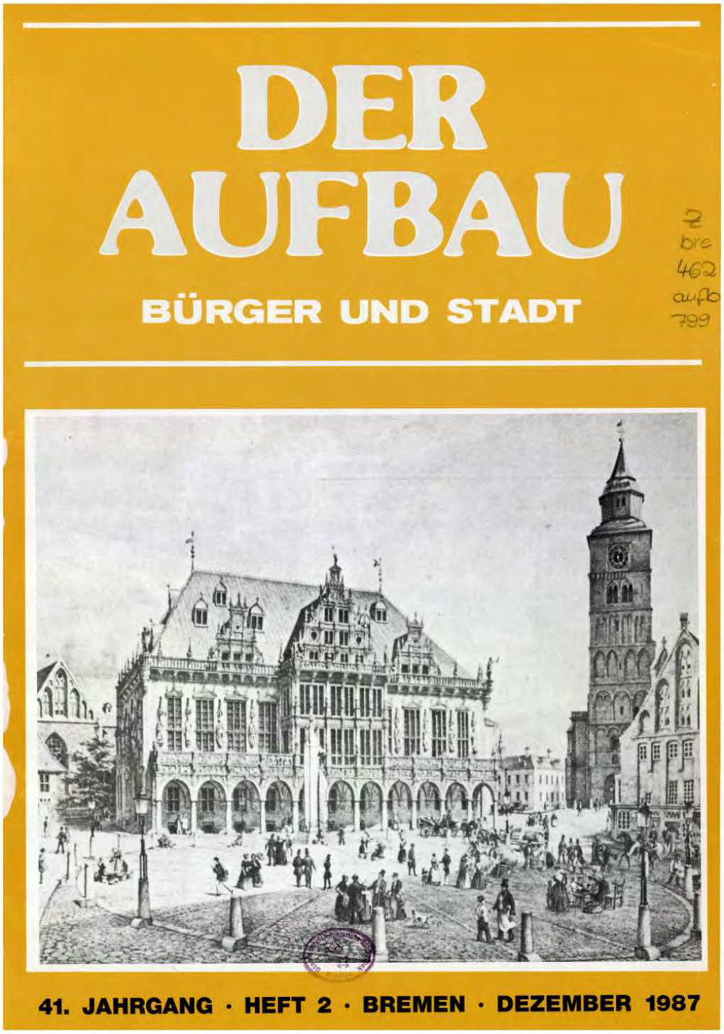 DER AUFBAU BÜRGER UND STADT * . *.. T I * R ; H Mqspbla # 41