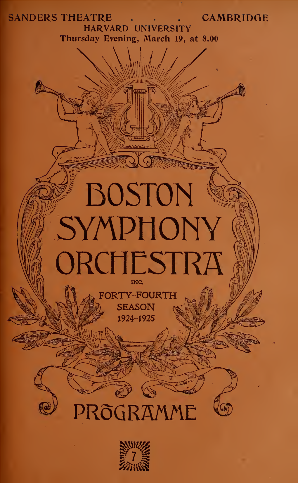 Boston Symphony Orchestra Concert Programs, Season 44,1924-1925, Trip