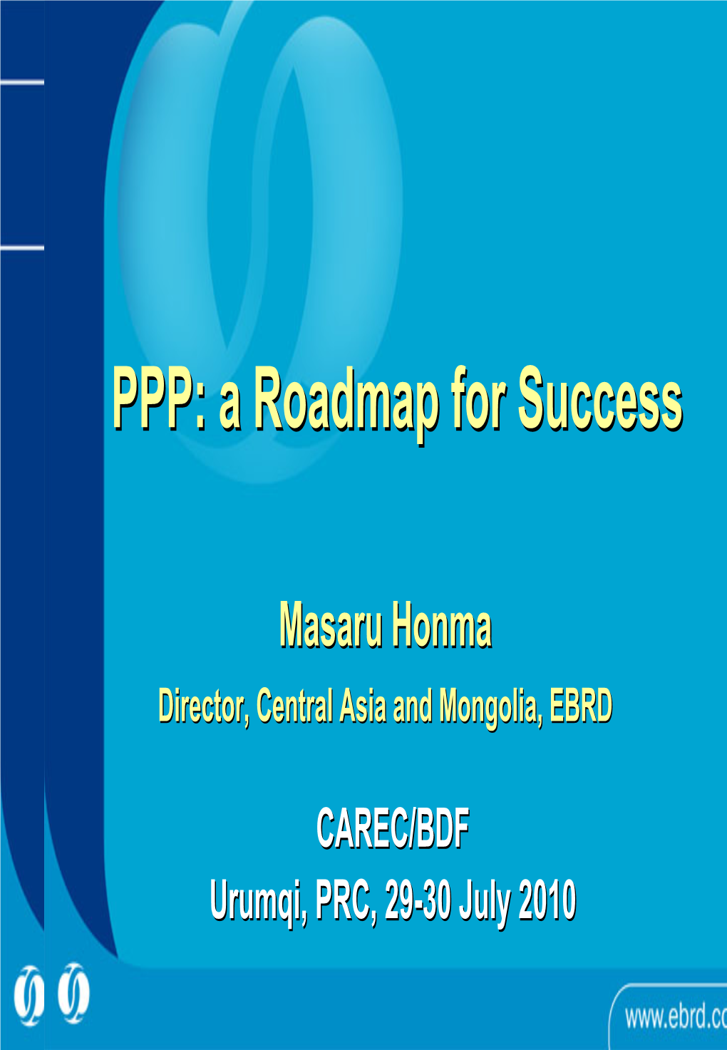 PPP:PPP: Aa Roadmaproadmap Forfor Successsuccess