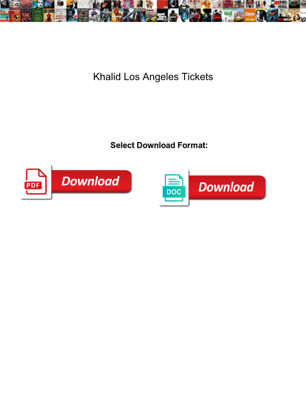 Khalid Los Angeles Tickets