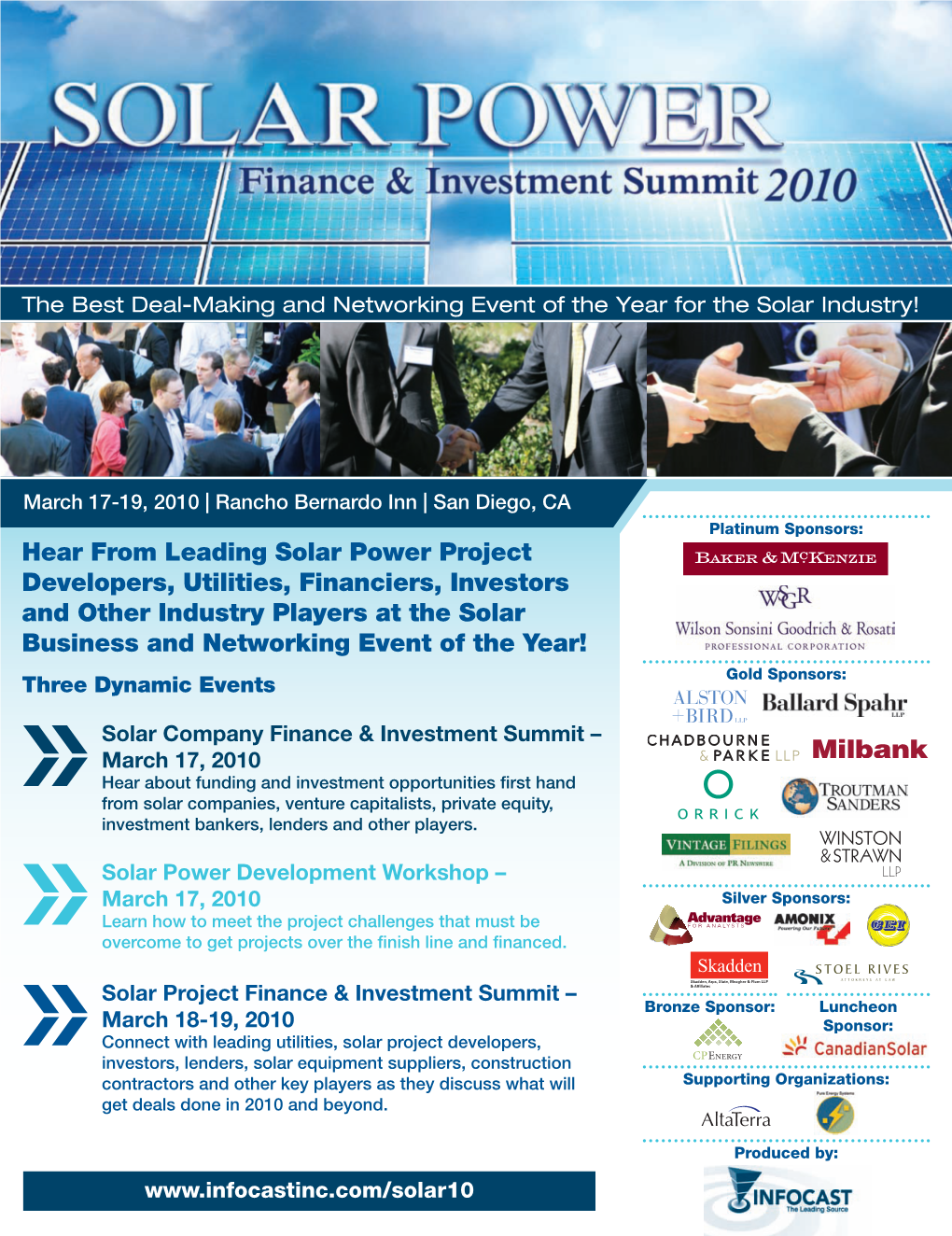 Solar Project Finance & Investment Summit