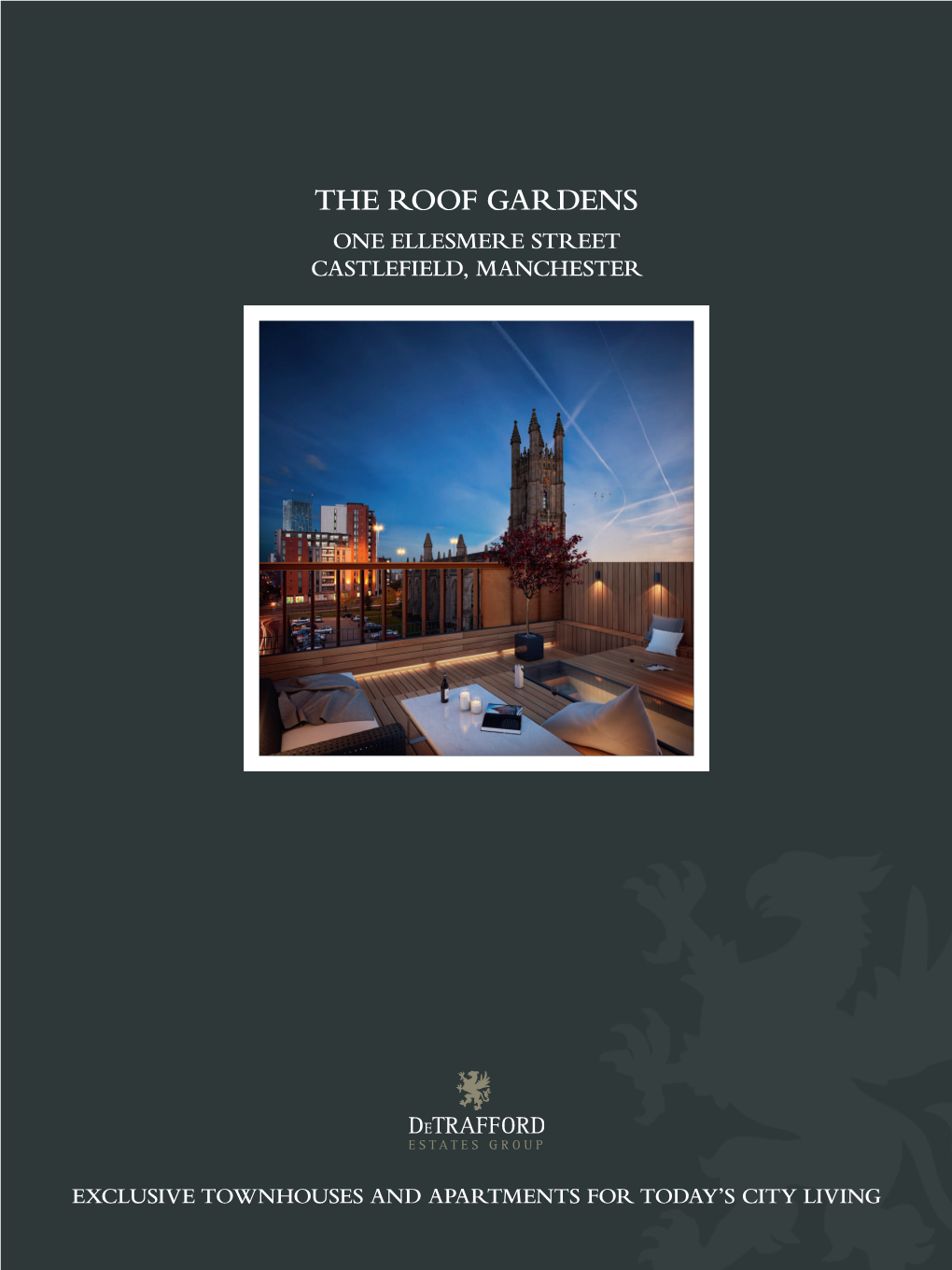 The Roof Gardens One Ellesmere Street Castlefield, Manchester