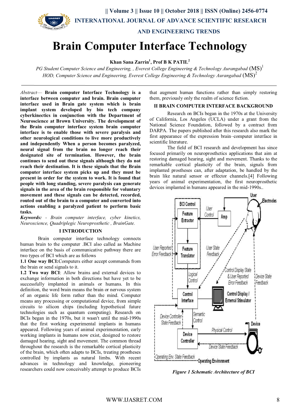 Brain Computer Interface Technology