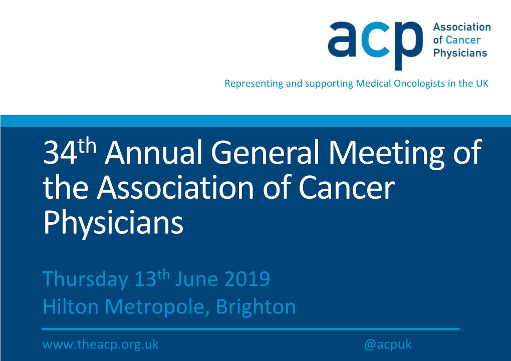 AGM 2019 Meeting