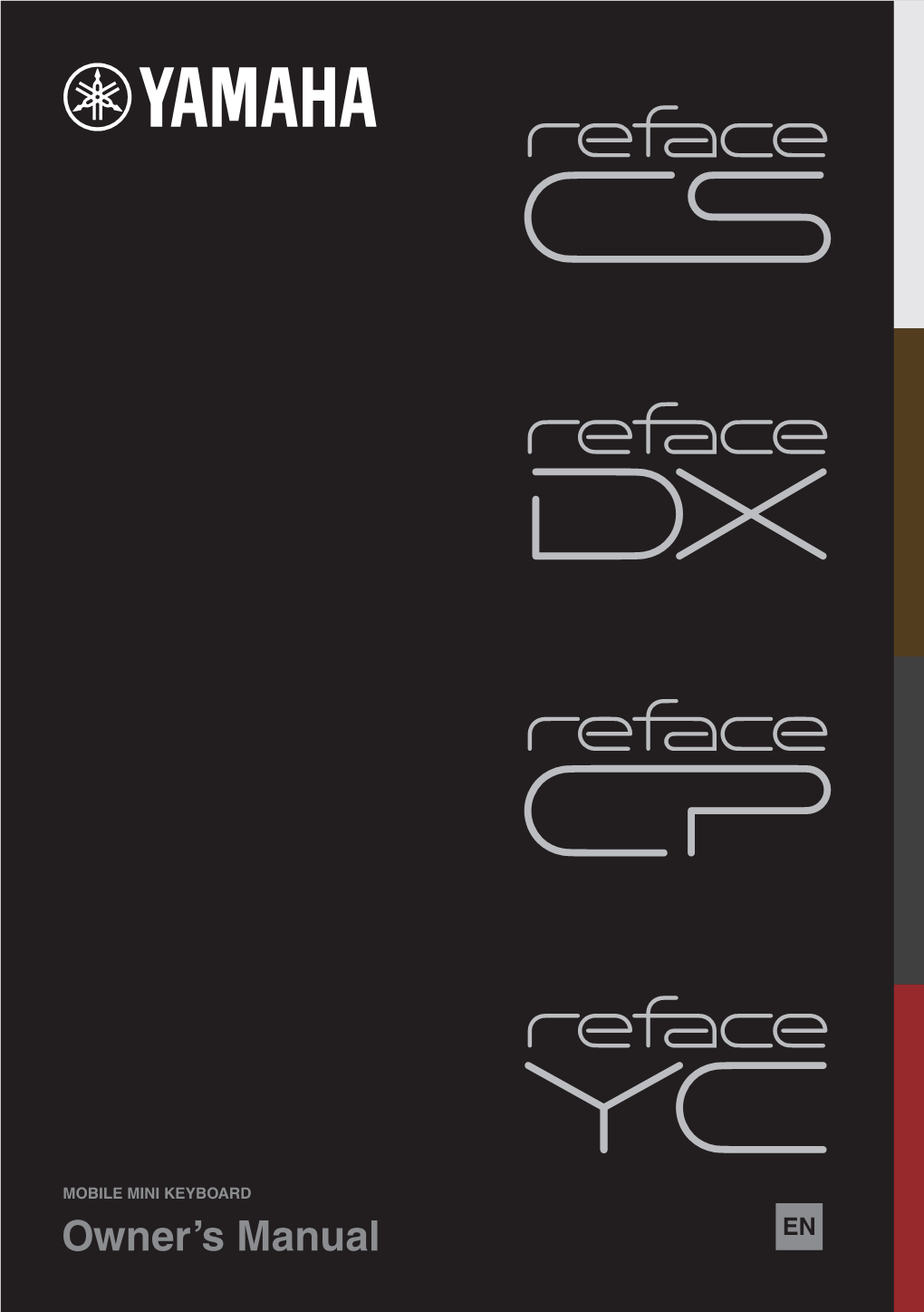 Reface CS/DX/CP/YC Owner's Manual