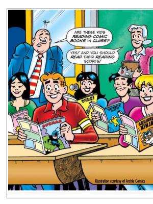 Illustration Courtesy of Archie Comics Ms.Grundy’S Right! YOU CAN TEACH READING WITH