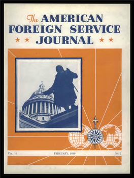 The Foreign Service Journal, February 1939
