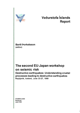 Veourstofa Islands Report