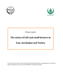 The Status of GAP and Small Farmers in Iran, Azerbaijan and Turkey