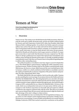 Yemen at War