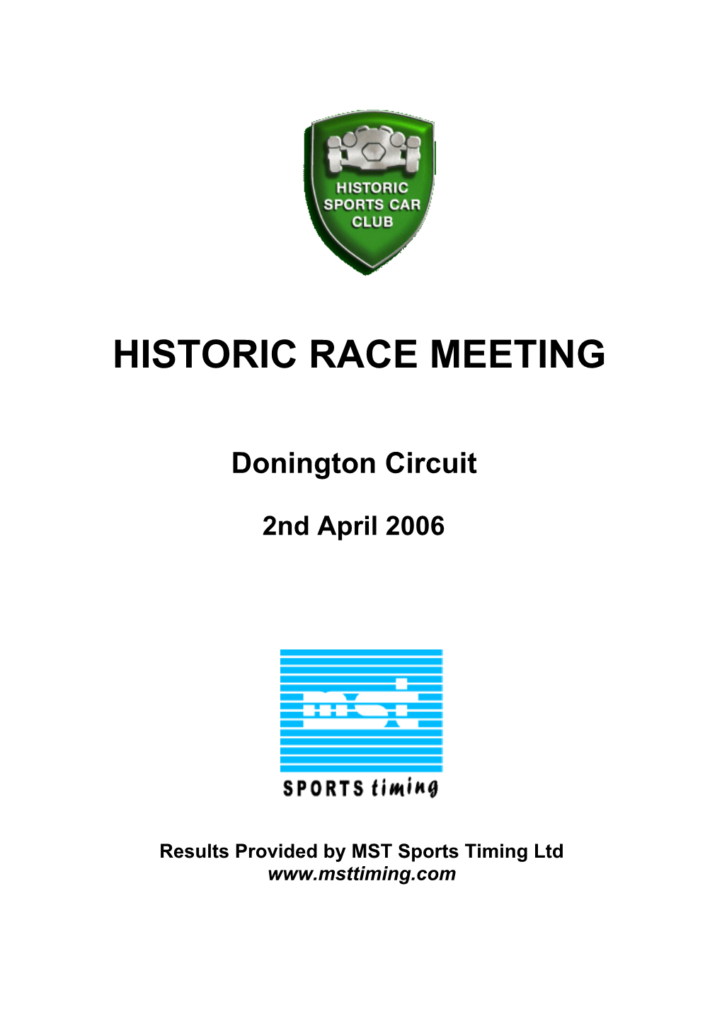 April 2 Donington