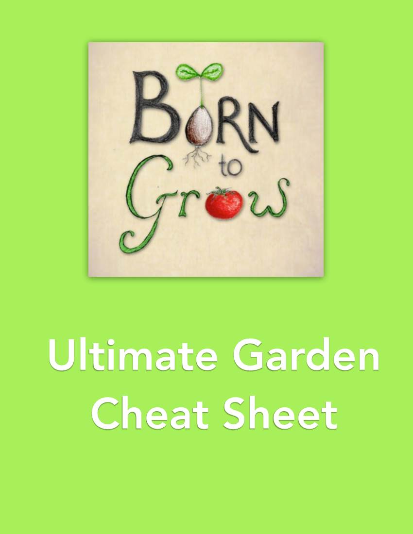 Ultimate Garden Cheat Sheet