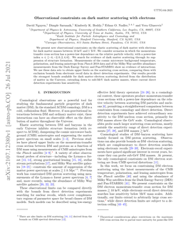 Arxiv:2107.12380V1 [Astro-Ph.CO] 26 Jul 2021