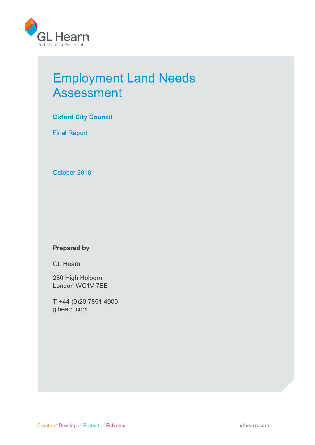 Employment Land Needs Assessment