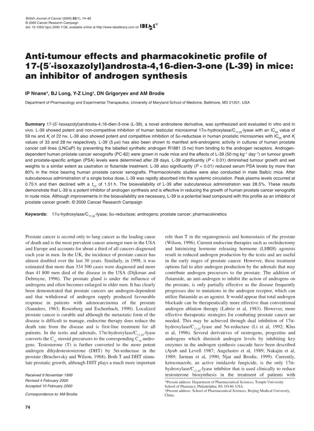 In Mice Treated with L-39 Over 28 Days Was 1.25-Fold