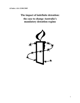 The Impact of Indefinite Detention: the Case to Change Australia's