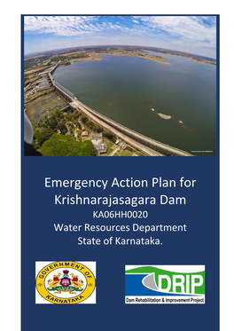 Emergency Action Plan for Krishnarajasagara Dam KA06HH0020 Water Resources Department