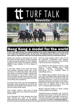Hong Kong a Model for the World