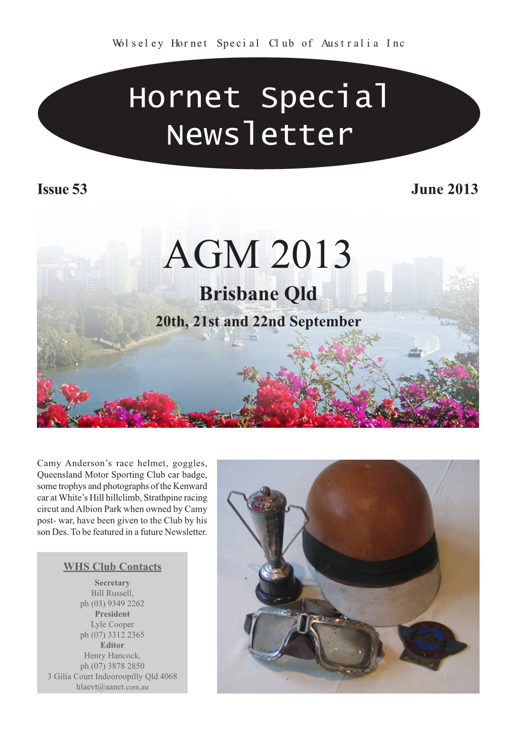AGM 2013 Brisbane Qld 20Th, 21St and 22Nd September