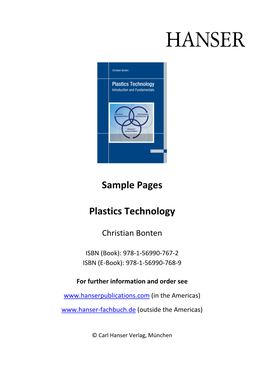 Sample Pages Plastics Technology