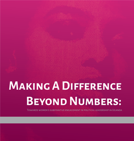 Making a Difference Beyond Numbers