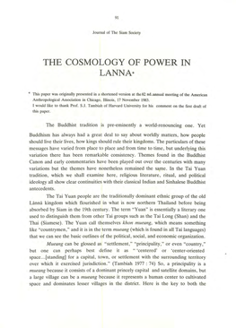 The Cosmology of Power in Lanna*