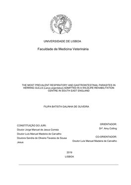 Faculdade De Medicina Veterinária