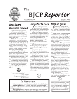 Oct 1998 BJCP Reporter