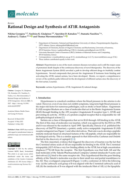 Rational Design and Synthesis of AT1R Antagonists