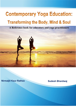 A Reference Book for Educators and Yoga Practitioners