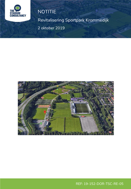 TSC Notitie Revitalisering Sportpark Krommedijk