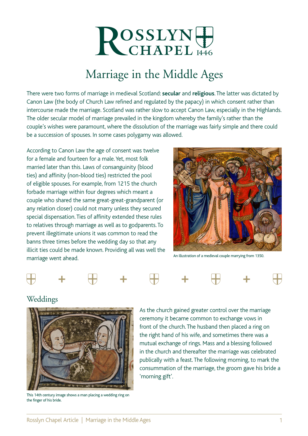 Marriage in the Middle Ages