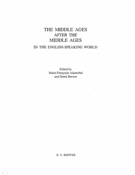 The Middle Ages Middle Ages
